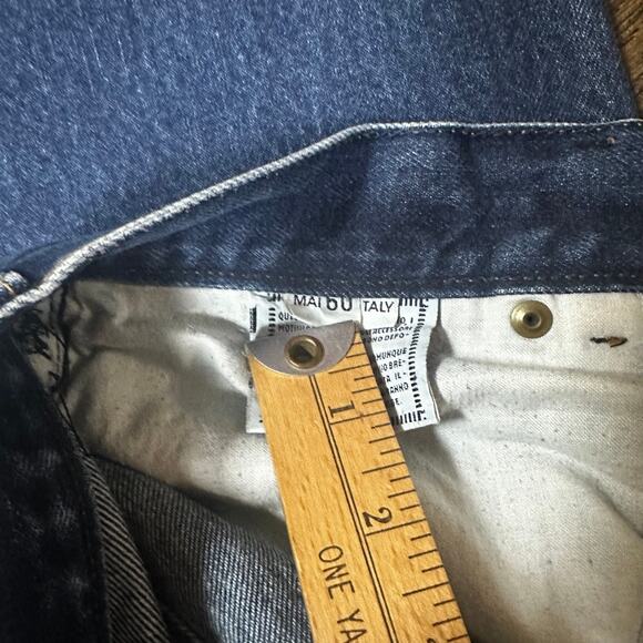 Wampum Gold Series Indigo Jeans Vintage 90s Regular Fit Size 60 - W 40 - Picture 10 of 15